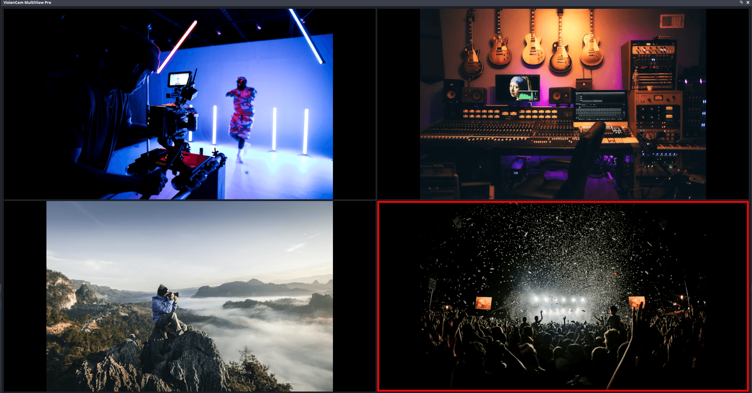 VisionCam Multiview Pro Interface